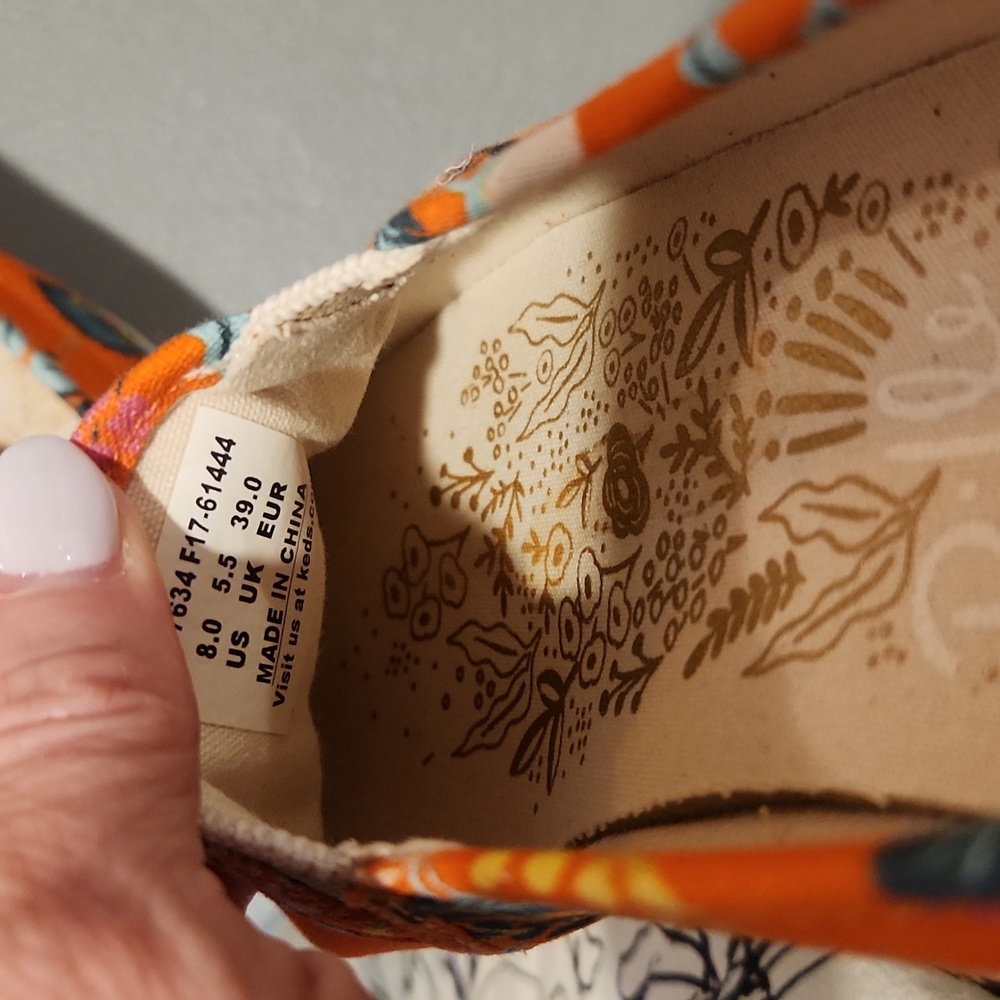 Keds Rifle Paper Co. Sz 8 - Picture 8 of 8